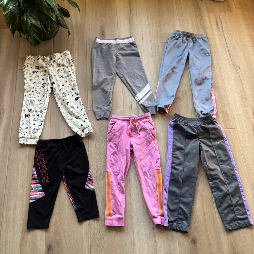 Girls size 6 sweatpants lot